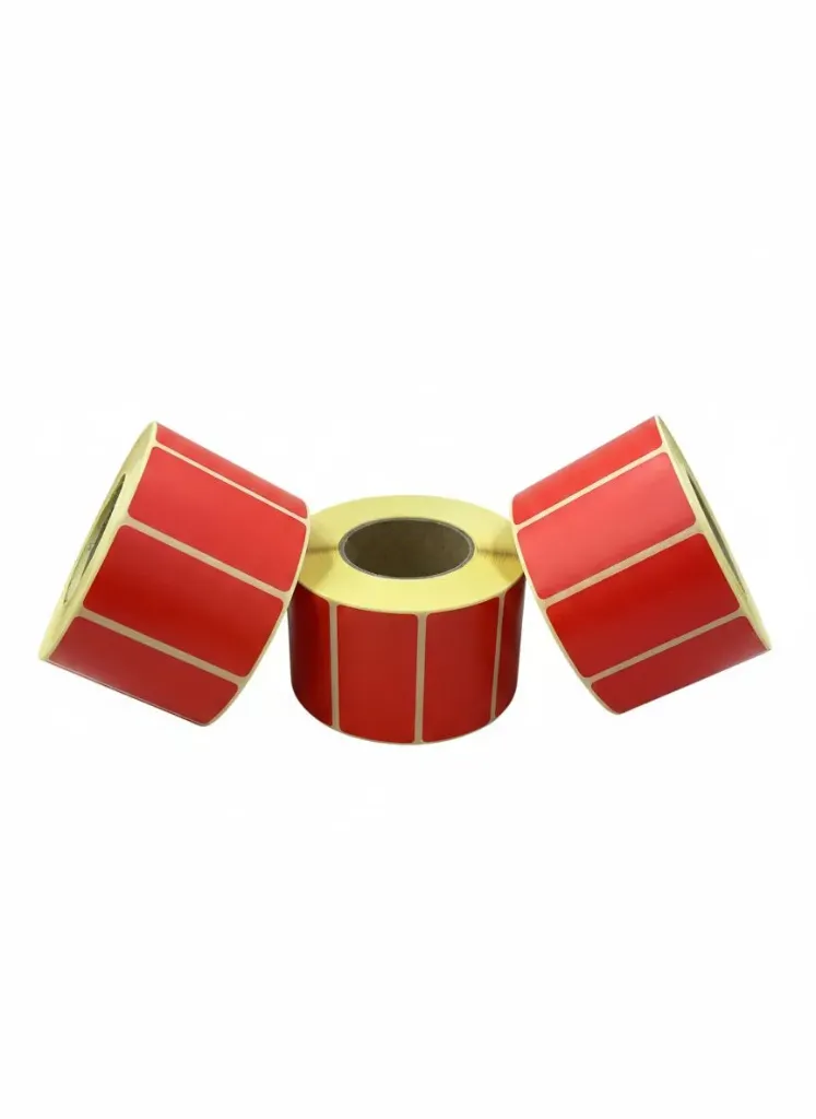 XROLL DT LABEL 50MM X 25MM - 1000LABEL/ROLL - Red