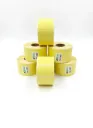 XROLL DT LABEL 38MM X 25MM - 1000LABEL/ROLL - Yellow