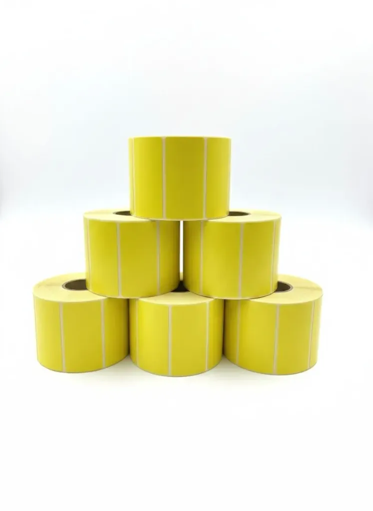 XROLL DT LABEL 50MM X 25MM - 1000LABEL/ROLL- Yellow