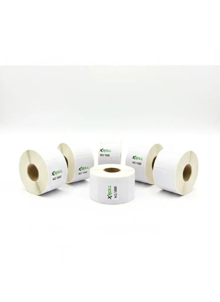 XROLL PLASTIC LABEL 38MM X 25MM - 1000LABEL/ROLL